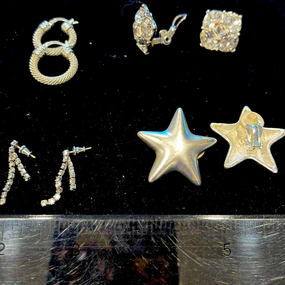 Earrings. Costume jewelry